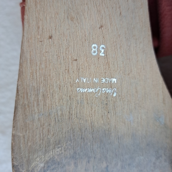 𝅺Vera Gomma women's booties leather Via Roma size EU 38 Made Italy - Picture 6 of 11